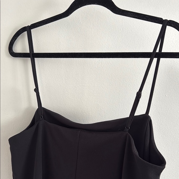 NWT h&m black spaghetti strap mini shift dress - Picture 4 of 5